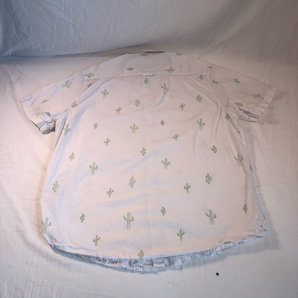 Denim & Flower Cactus SS Casual Button Up Shirt XL - Picture 4 of 4